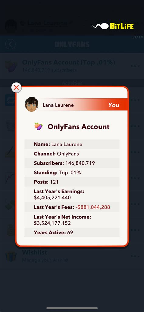 bitlife onlyfans|OnlyFans Update : r/BitLifeApp .